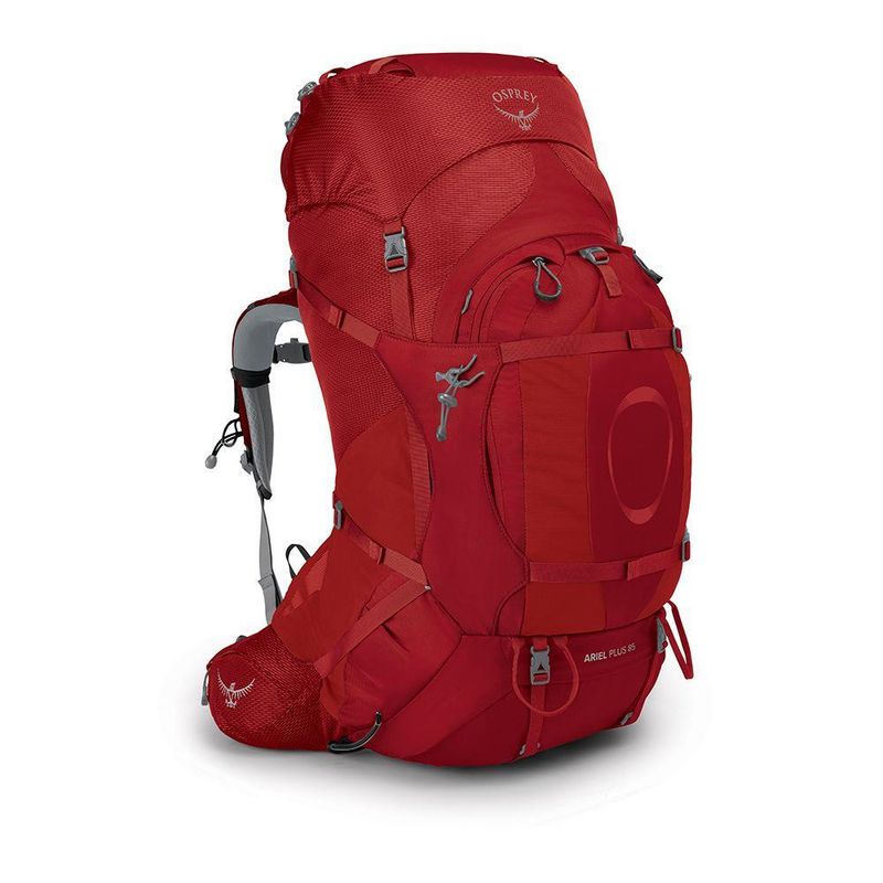 Osprey Ariel Plus 85L Carnelian Red